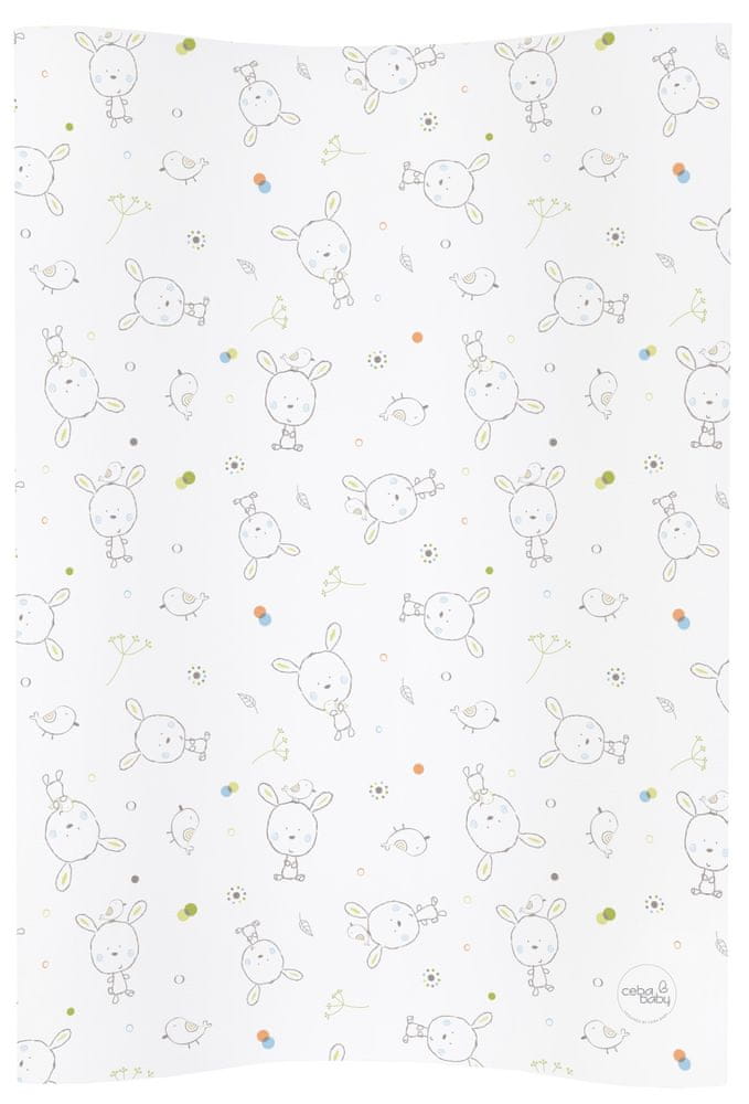 Ceba Baby Podložka prebaľovacia 2-hranná mäkká COSY (50x70) Dream bodky biela